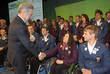 Bundespräsident Heinz Fischer bei der Verabschiedung der Paralympischen Sportler am 28.Februar 2010