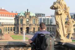 Rollstuhlfahrer Micheal Sicher erzählt von seinen Reiseerfahrungen.