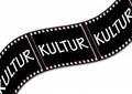 Filmstreifen mit der Schrift "Kultur"