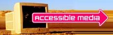 Accessible Media Logo: "Das Web muss keine Wüste sein"